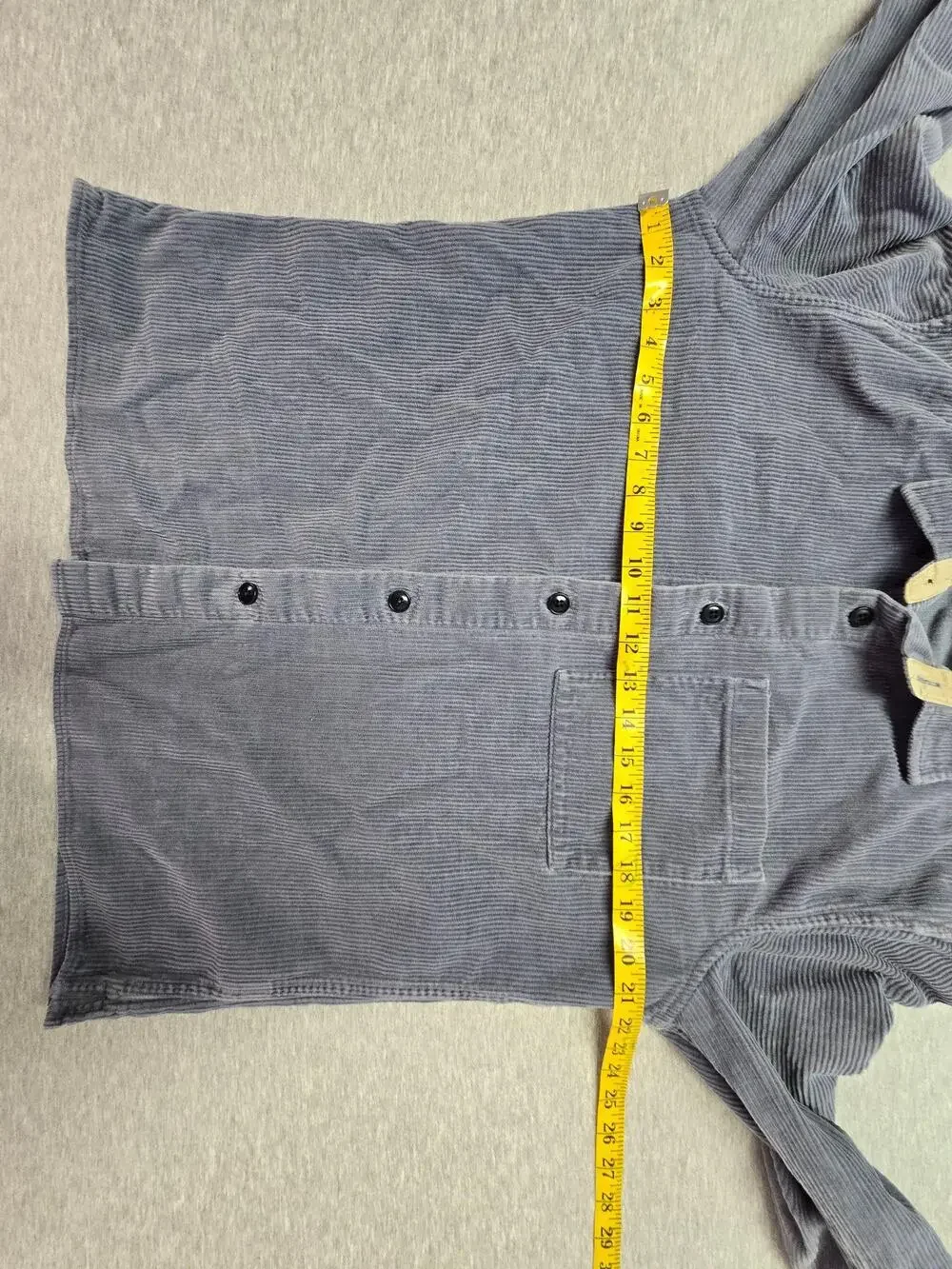 Banana Republic Shirt Mens Medium Blue Corduroy Long Sleeve Button Up Casual